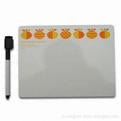 Magnetic Notebook for Fridge, Available in Various Sizes, Made of Rubber Magnet and Paper